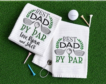 Golfhandduk till pappa - Personlig farsdagspresent
