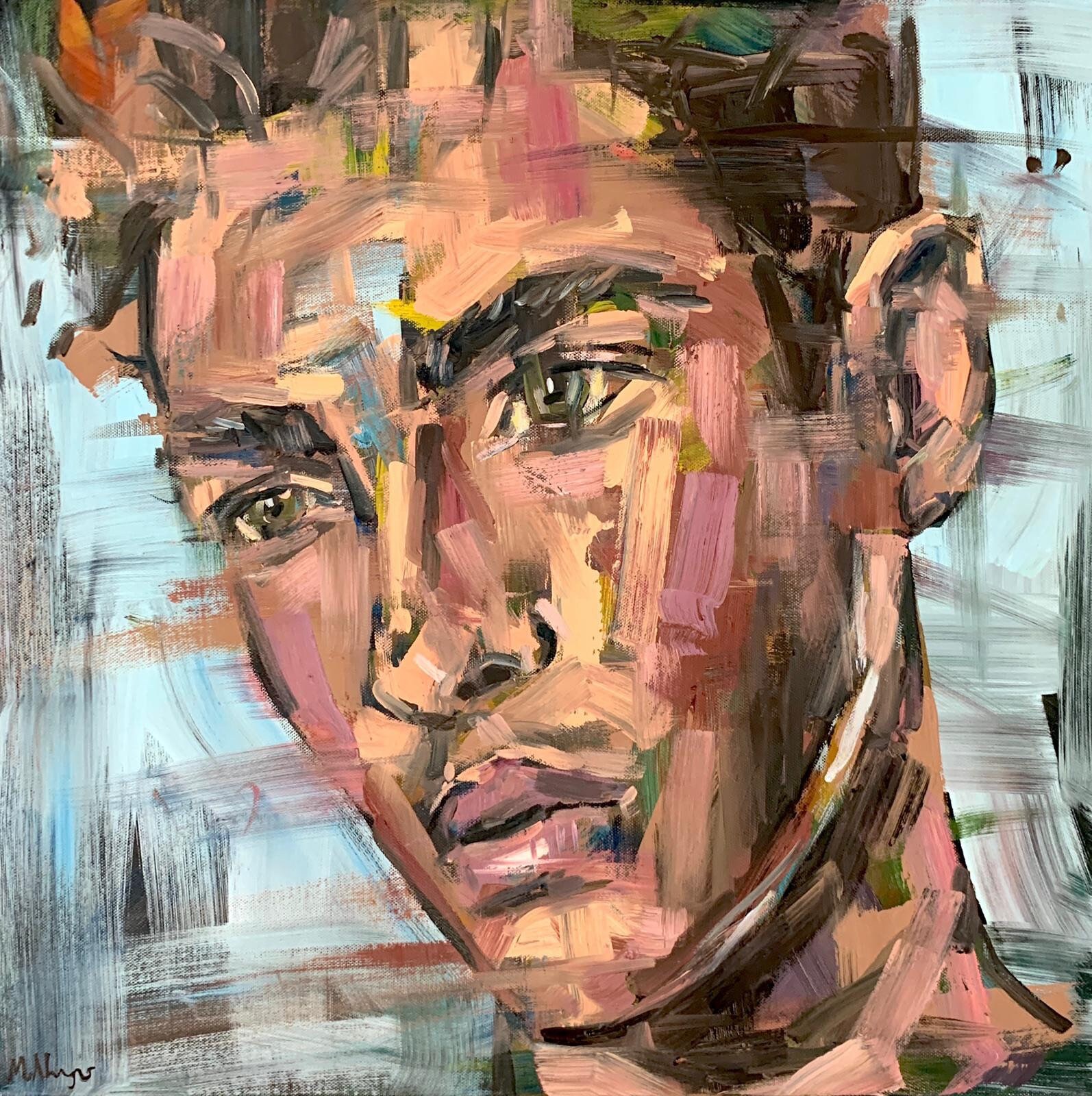 Male young man gay oil painting homoerotic queer LGBTQ Etsy