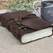 Personalized Leather Journal, Wedding Guest Book, Sketchbook, Leather Notebook, Travel Book Handmade Deckle Edge Paper, Gift for mom 