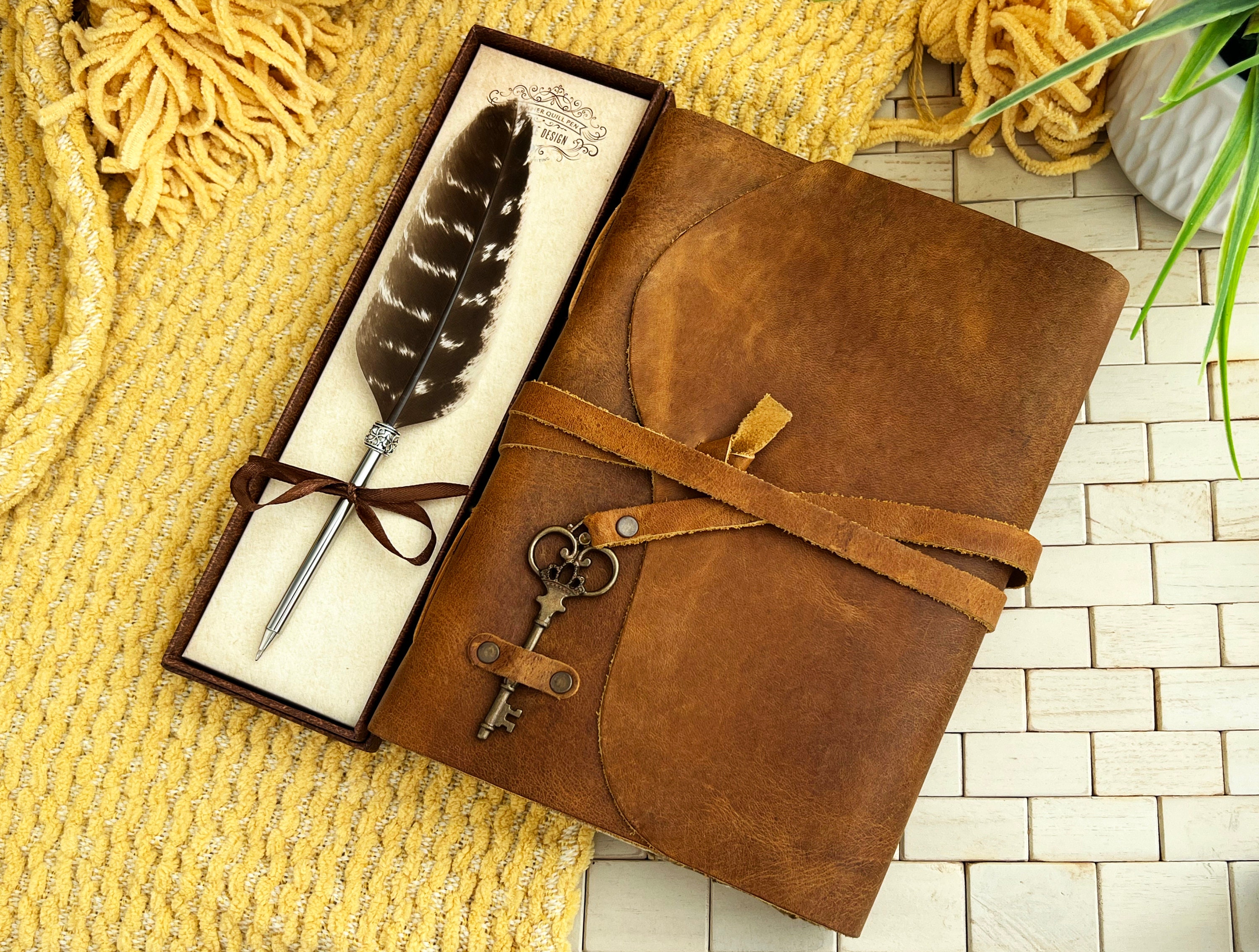 NGAEAK Christian Gifts For Women Leather Journal Notebook...