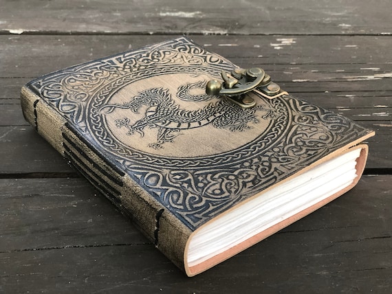 3D Embossed Notebook Handmade Travel Diary Lizard Sketchbook
