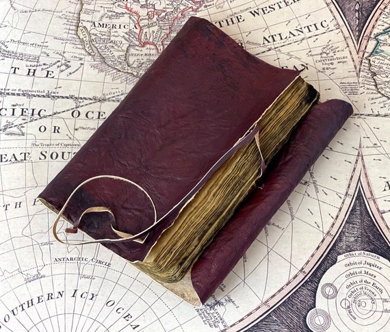 Rope Tying Classic Retro Style Sketchbook Notepad Notebook Leather Diary Book 