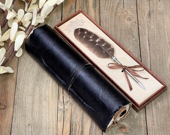 Mythrojan Diario In Pelle Fatto A Mano, 5x7 Pollici, Blocco Note Rustico Vintage, 110 Pagine Bianche Non Rigate, Per Scrittura E Sketch, Regalo Uomo/Donna