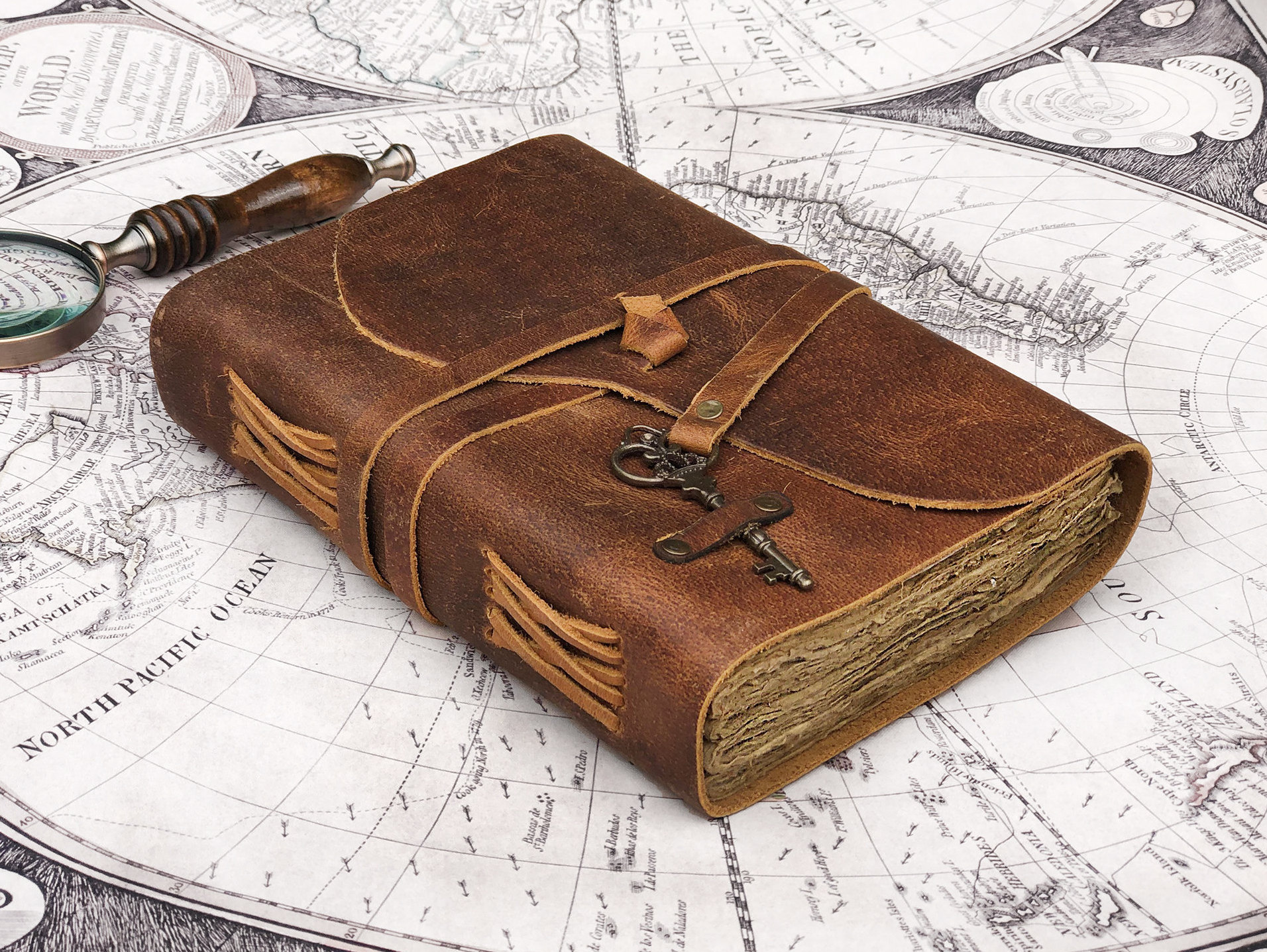 Personalized Leather Journal Vintage Leather Journal Leather Etsy