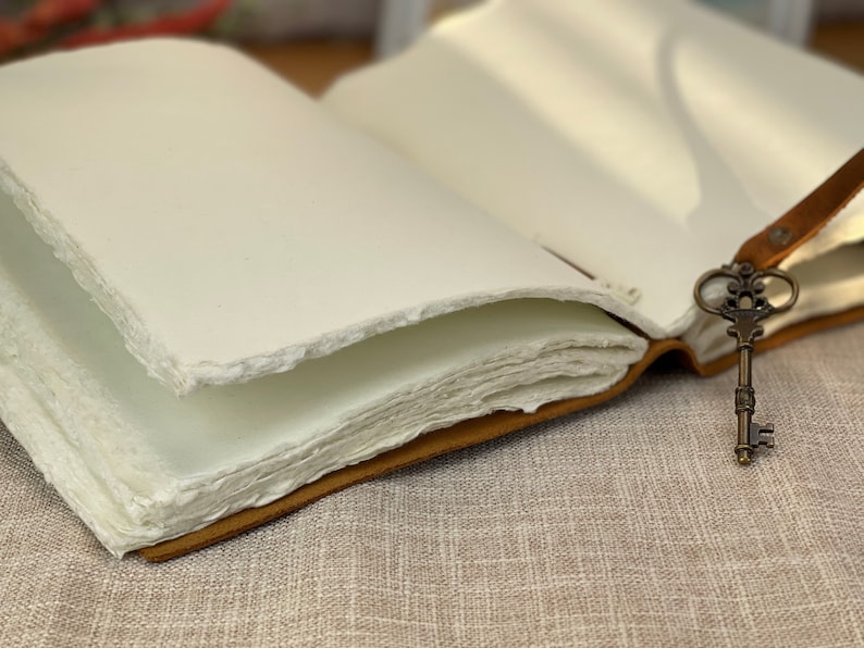 Personalized Genuine Leather Scrapbook Journal Handmade Etsy