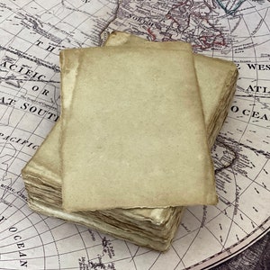 Deckle Edge Paper, Antique Vintage Handmade Paper, Hand Torn Paper for Invitations, Wedding Paper, Handmade Custom Stationery, Custom Paper image 6