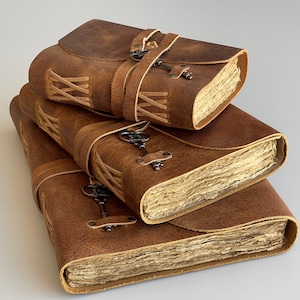 Embossed Vintage Leather-Bound Journal – theleatherjournalstore