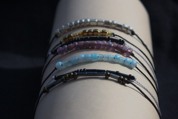 morse code bracelets etsy