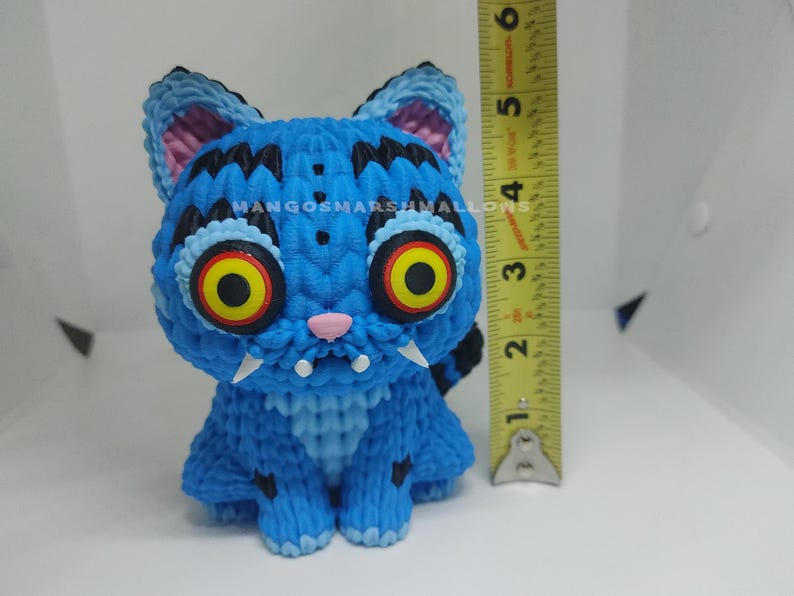 Jumbo Derpy Tiger at 5.5" tall