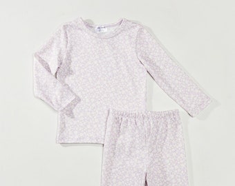 French Lavender Long Sleeve Lounge Set// Toddler Lounge Set// Kids Lounge set// Toddler PJ Set// Kids PJ Set// Comfortable