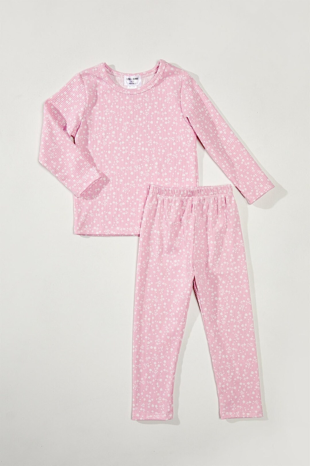 Cotton Pyjama Clement Pyjama Bebe Pink Peony Toddler Lounge Set