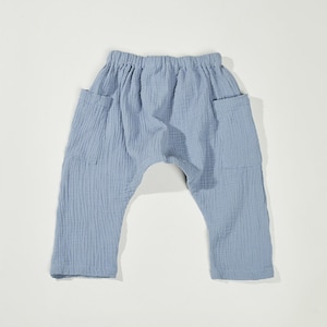 The Muslin Trouser // Toddler Muslin Pant // Kids Muslin Pant// Unisex Pant // Harem Pant image 7