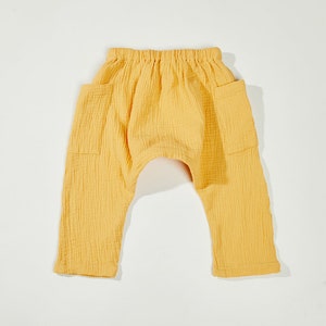 The Muslin Trouser // Toddler Muslin Pant // Kids Muslin Pant// Unisex Pant // Harem Pant image 5