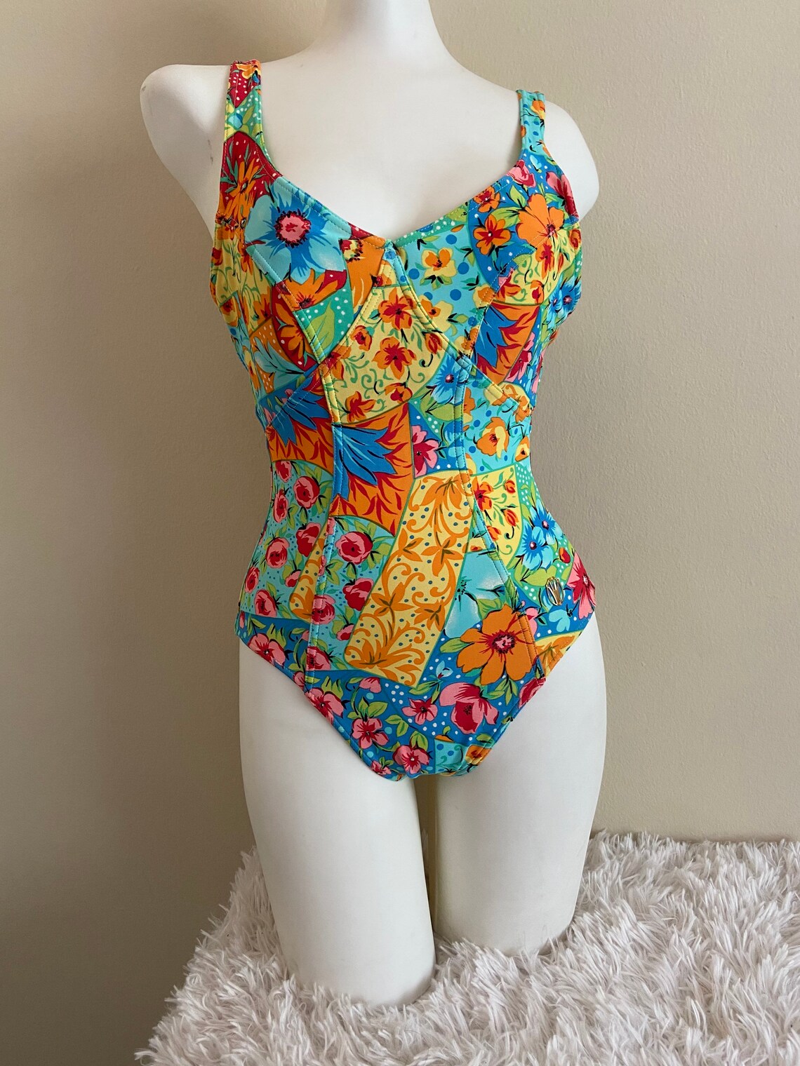 Y2K Retro One Piece Swim Suit | Etsy