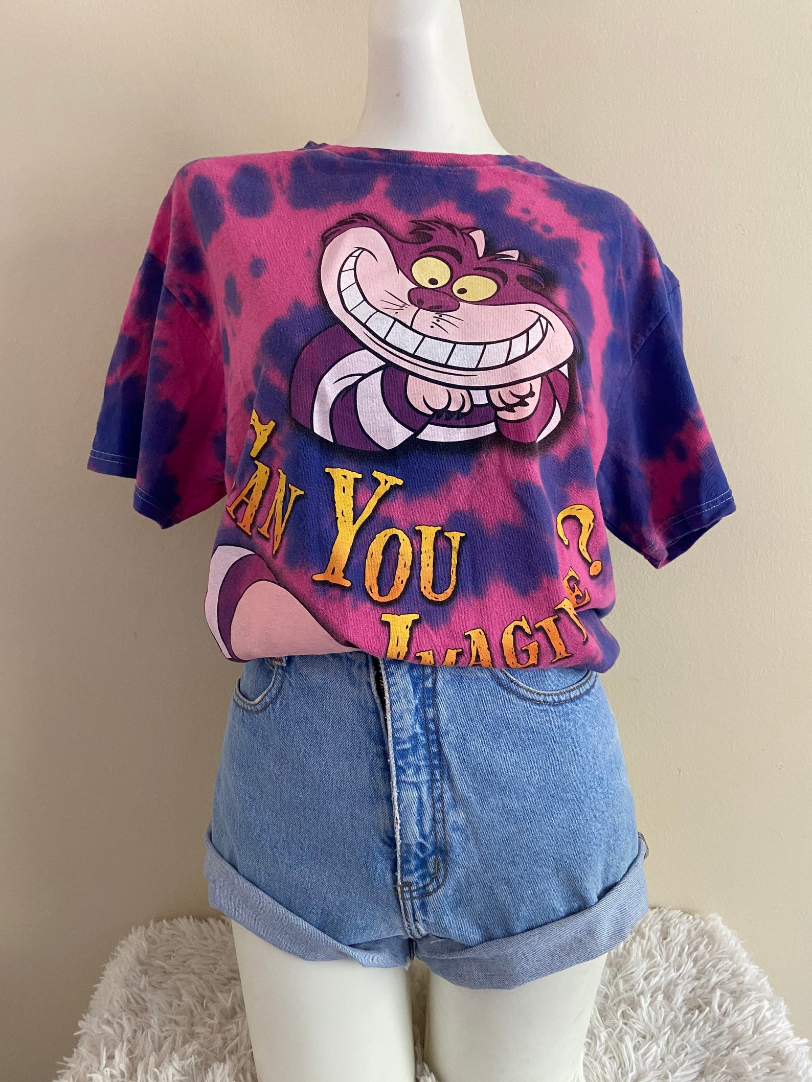 alice in wonderland tie dye t shirt