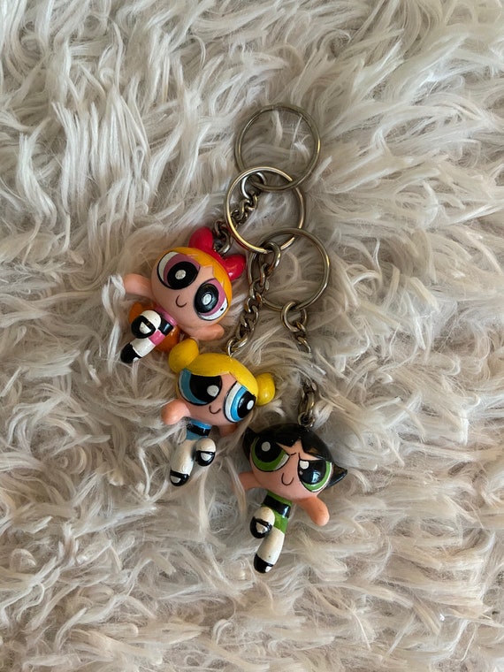Y2K Powerpuff Girls Keychain Lot