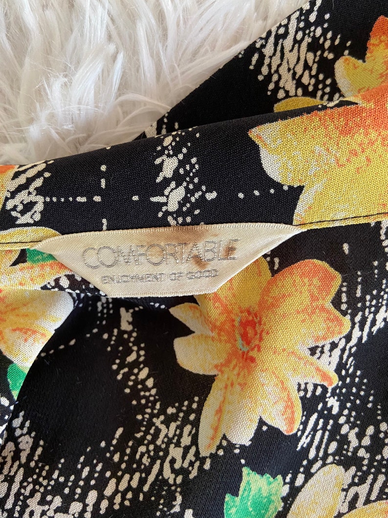 Vintage Floral Blouse