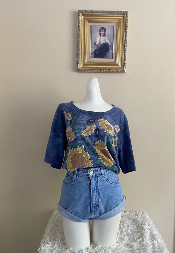 Vintage Tie Dye Sunflower T-shirt