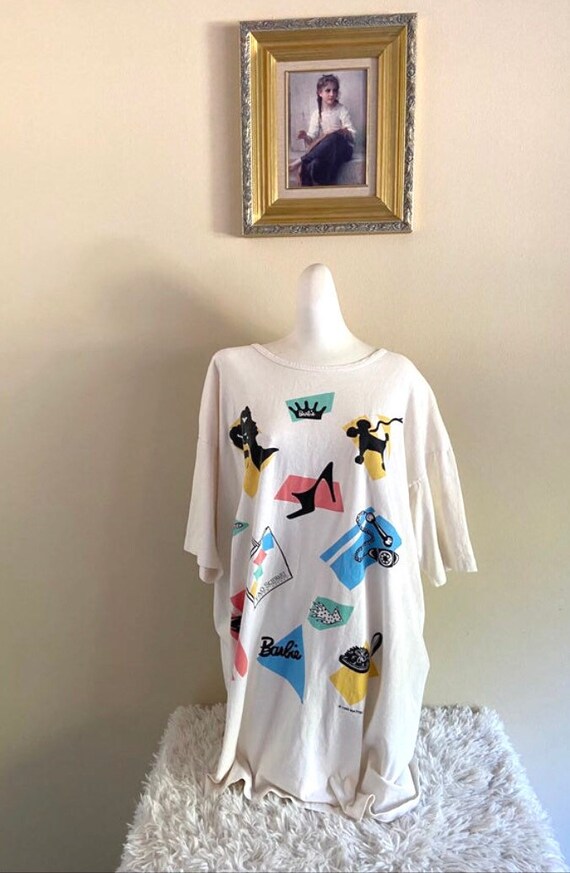 Vintage 90s Oversized Barbie T-shirt