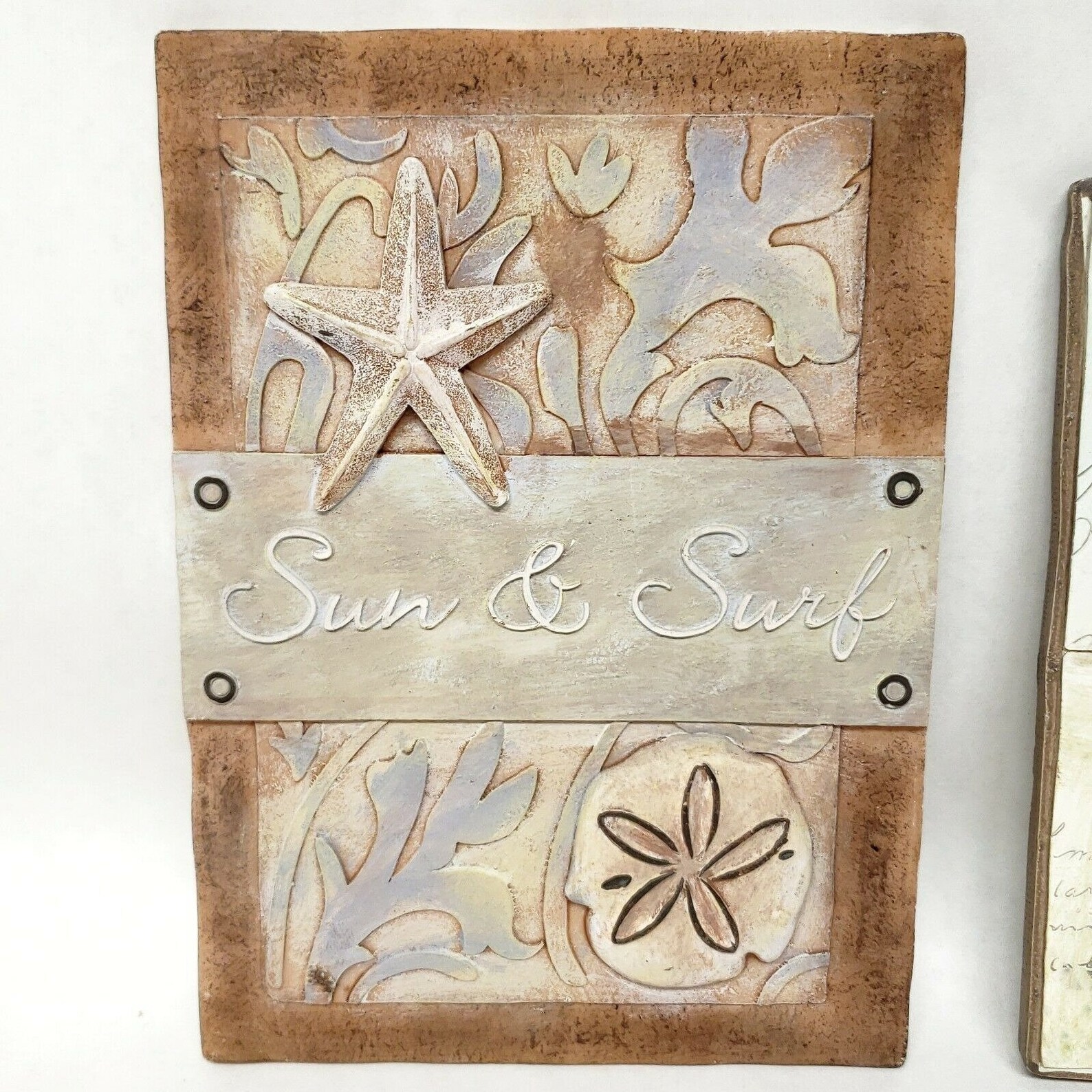 Set 3 Seashell 3D Wall Plaques Ocean Starfish Beach House Etsy