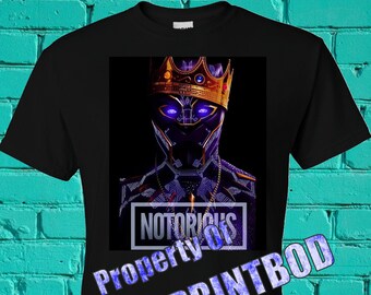 NOTORIOUS Chadwick Boseman Black Panther T-shirts