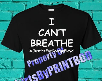I Can't Breathe Official Shirts - Justice For George Floyd - Black Lives Matter