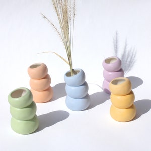 Ceramic Bubble Bud Vases image 4