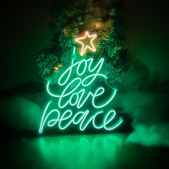 Neon cheap christmas signs