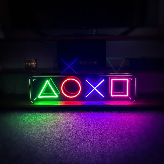 Playstation 5V USB LED Neon Sign,playstation Neon Light