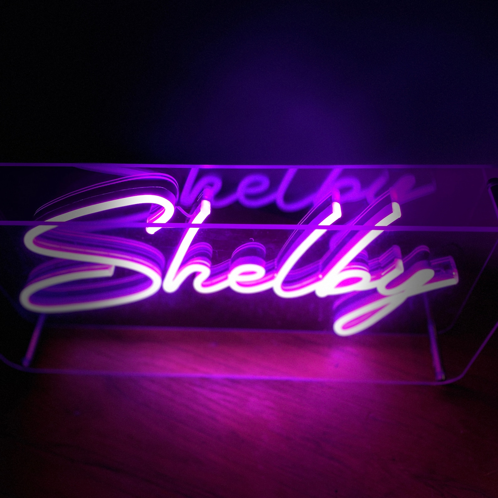 CUSTOM LED Neon Sign Name Light Box Custom Neon Sign Etsy