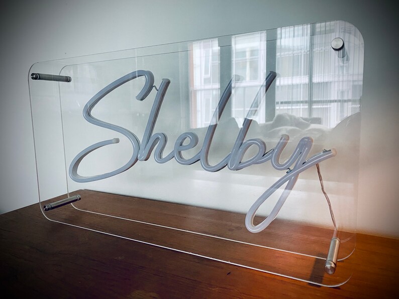 CUSTOM LED Neon Sign Name Light Box Custom Neon sign Etsy