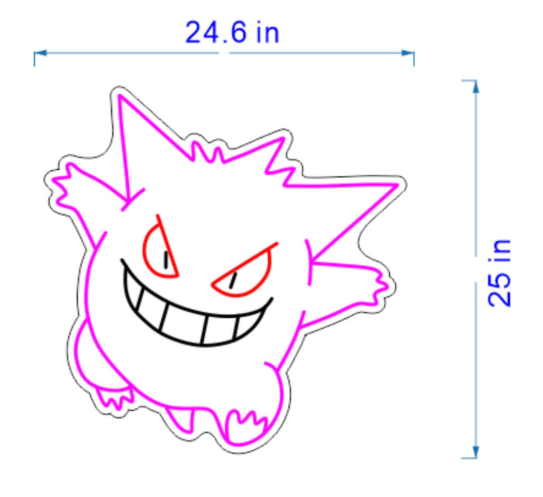 ポケモンアニメネオンスタイルLEDサイン カスタムネオン子供部屋 ポケモンアニメネオンスタイルLEDサイン カスタムネオン子供部屋