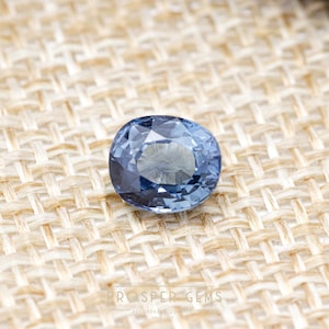 1.42CTs, Natural Blue Sapphire Gemstone, 7x6mm -, Loose Sapphire, Precious Stone, September Birthstone