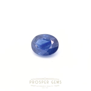 2.4CT, Natural Blue Sapphire Gemstone, Oval 9x7mm - September Birthstone, Precious STone, Blue Sapphire