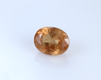 3.15CT Natural Orange Sapphire Loose Gemstone Oval 9x7mm