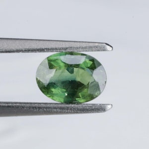 7x5mm, Natural Green Sapphire Gemstone - September Birthstone