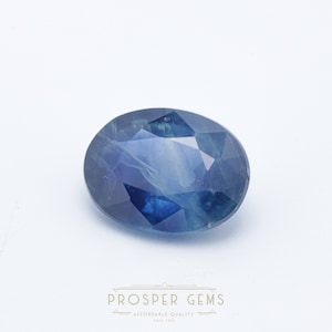 1.79cts, Natural Blue Sapphire Gemstone, 8x6mm - September Birthstone, Precious Stone