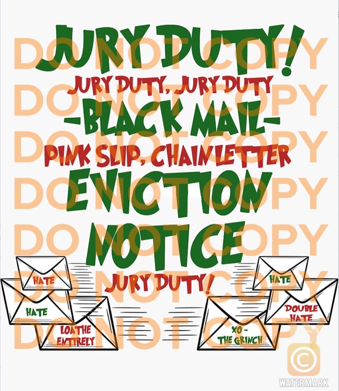 DIGITAL FILE the Grinch Mail Room Etsy