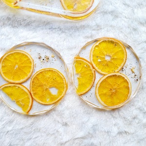 Orange Slice Coasters