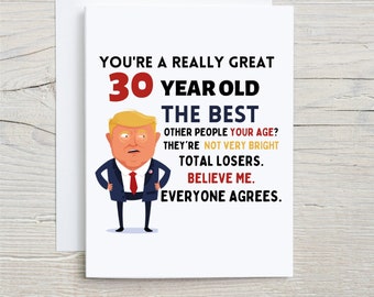 30th birthday card, birthday cards, birthday card, 30th birthday gift, funny birthday card, funny bday card, cards birthday, birthday card