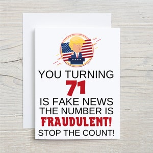 71st Birthday Card, funny 71st birthday card, 71st birthday gift idea, happy 71st birthday, happy birthday card, turning 71, for 71 year old