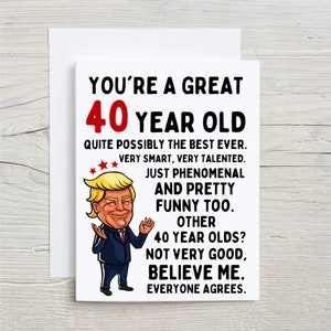 40. Geburtstagskarte, 40. Geburtstag, 40. Geburtstagsgeschenk, alles gute 40. Geburtstag, alles Gute zum Geburtstag Karte, lustige Geburtstagskarte, glücklich 40. Geburtstag