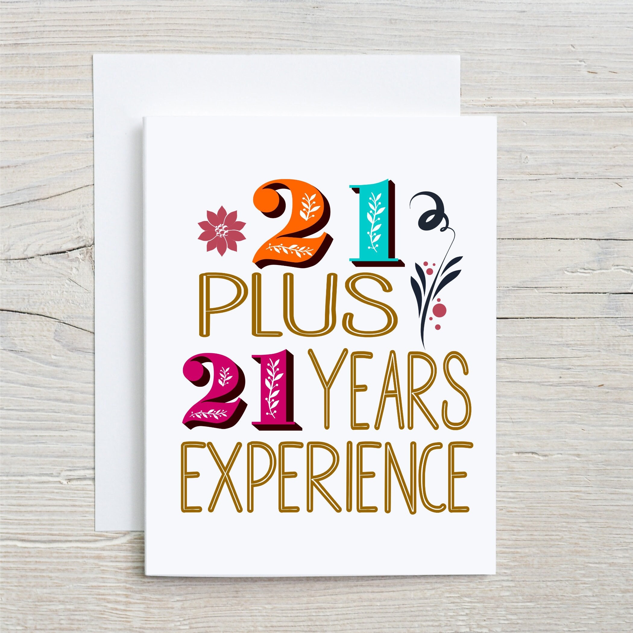 Happy 42nd Birthday Card Funny 42nd Birthday Card 42nd - Etsy