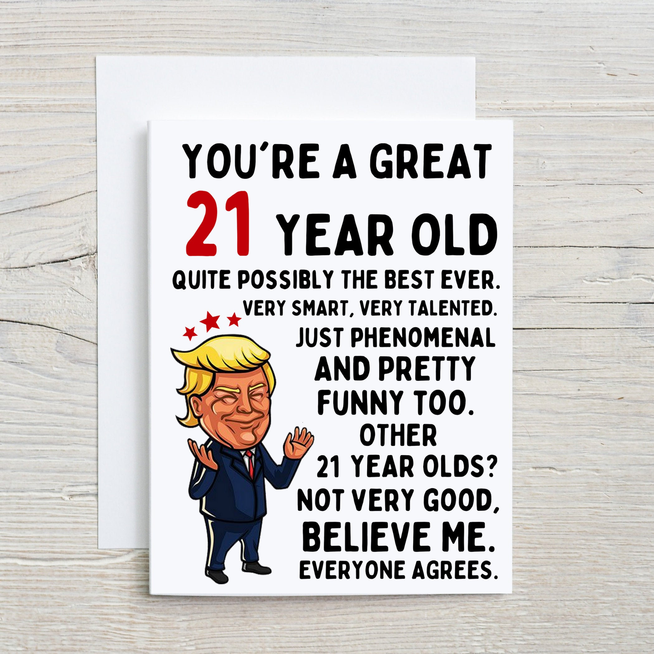 21. Geburtstagskarte, lustige 21. Geburtstagskarte, 21. Geburtstag
