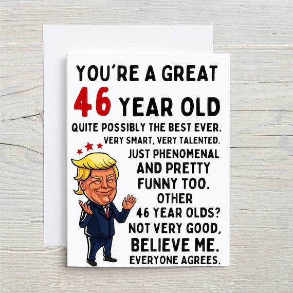 46th Birthday Card 46th Birthday 46th Birthday Gift Happy - Etsy 46th Birthday Card 46th Birthday 46th Birthday Gift Happy - Etsy