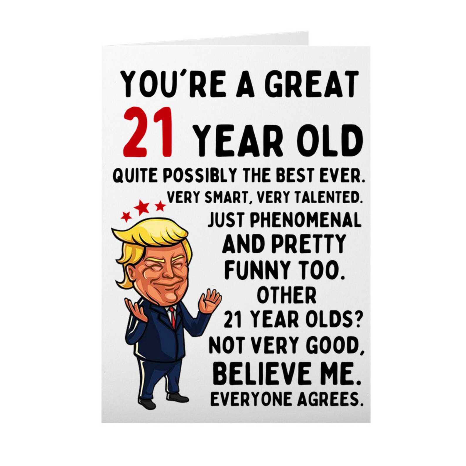21. Geburtstagskarte, lustige 21. Geburtstagskarte, 21. Geburtstag