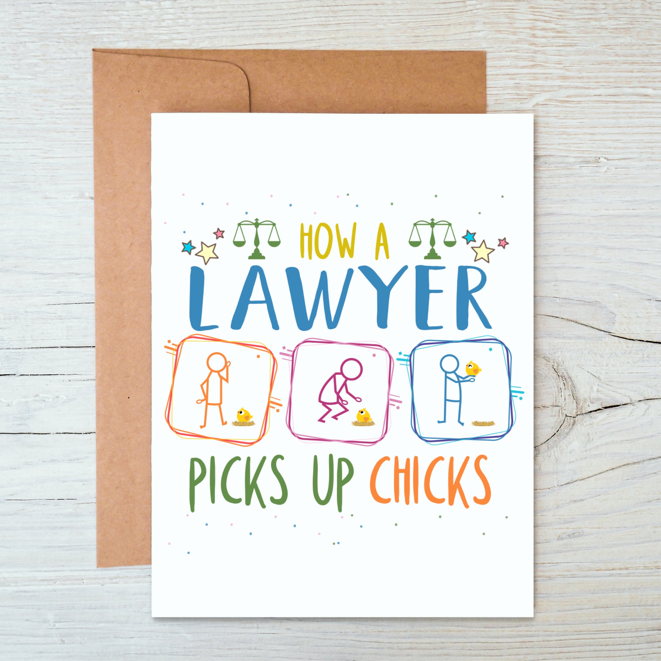 Lawyer Card, Graduation Card, Funny Lawyer Card, Lawyer, Gift for
