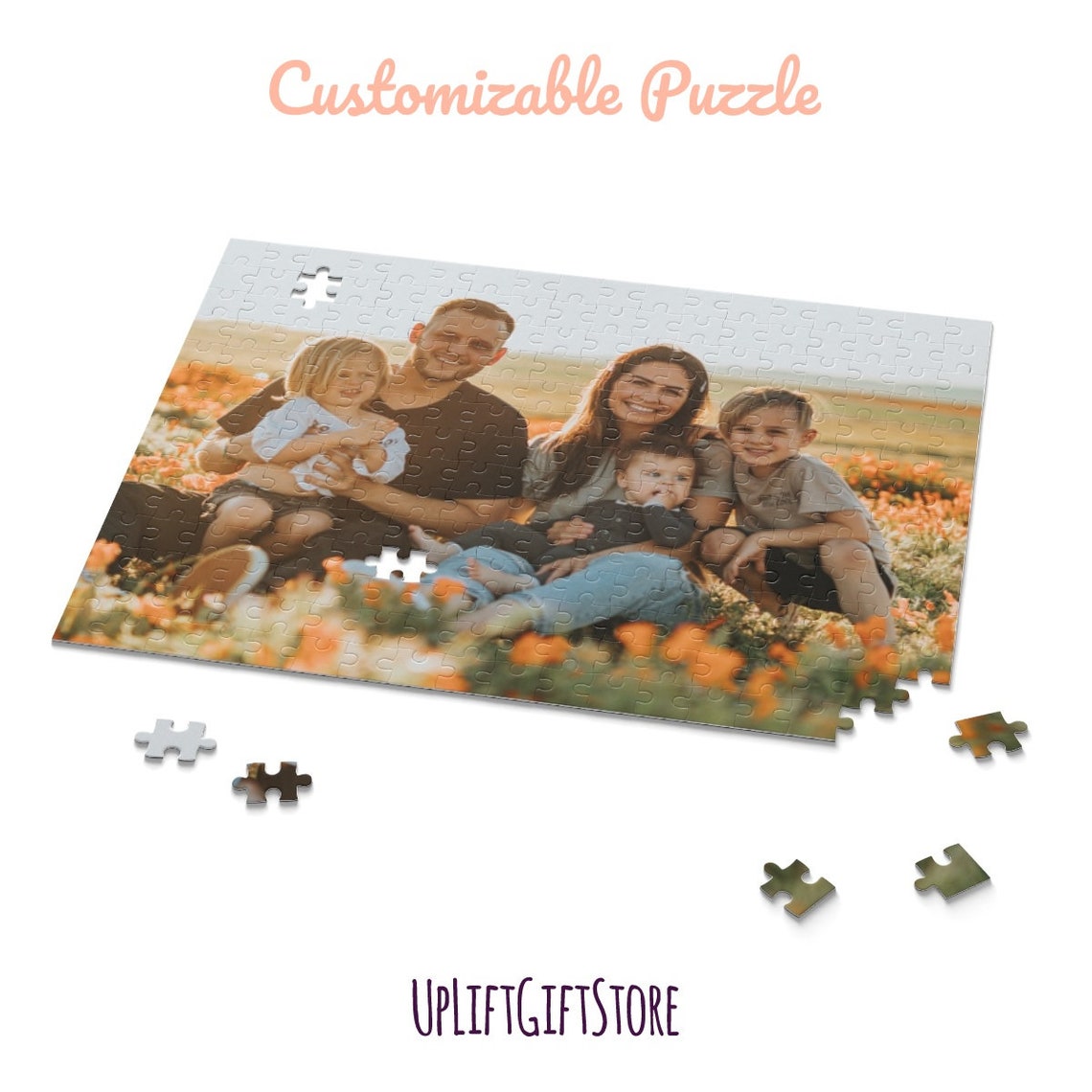 Personalized Puzzle Custom Puzzle Text Anniversary Gift Etsy