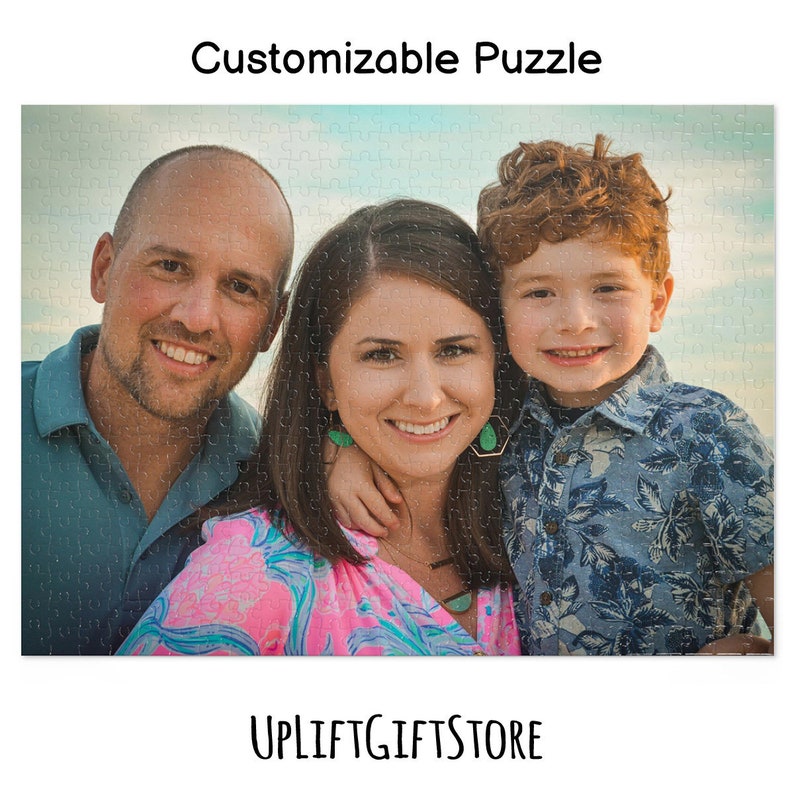 Personalized Puzzle, Custom Puzzle Text, Anniversary Gift, Wedding Gift, Custom Photo Jigsaw Puzzle, Gift for Him image 8