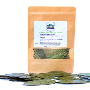 Dried Organic Jamaican Soursop Leaves